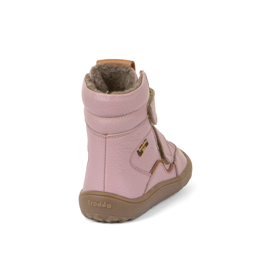 Froddo Barefoot zimní vyšší celokožené Pink_3