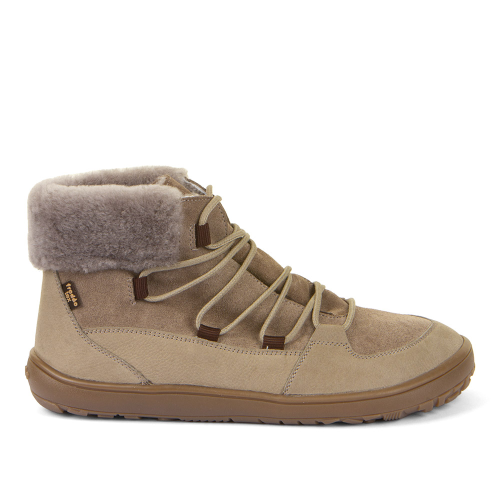 Froddo Barefoot zimní kotníkové UP FURRY Taupe