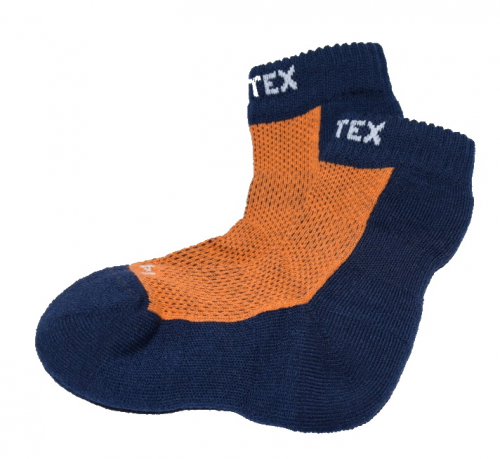 Surtex froté ponožky 70% merino - oranžové