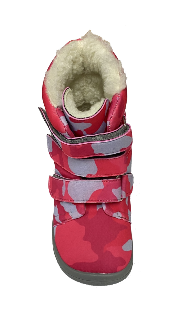 Beda barefoot sněhule Pink Military_1