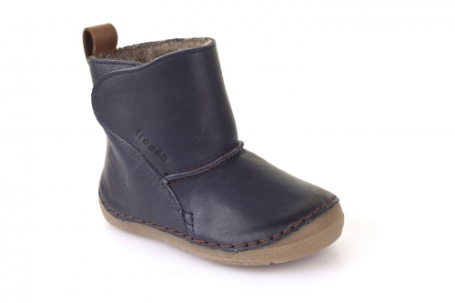 Froddo Flexible válenky s ovčím kožíškem dark blue