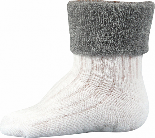 Voxx Lunik kojenecké froté ponožky bílé