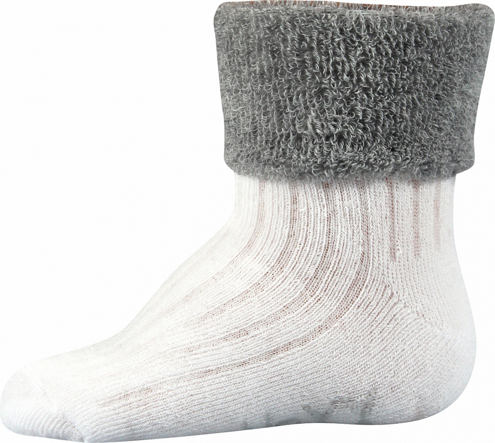 Voxx kojenecké froté ponožky bílé