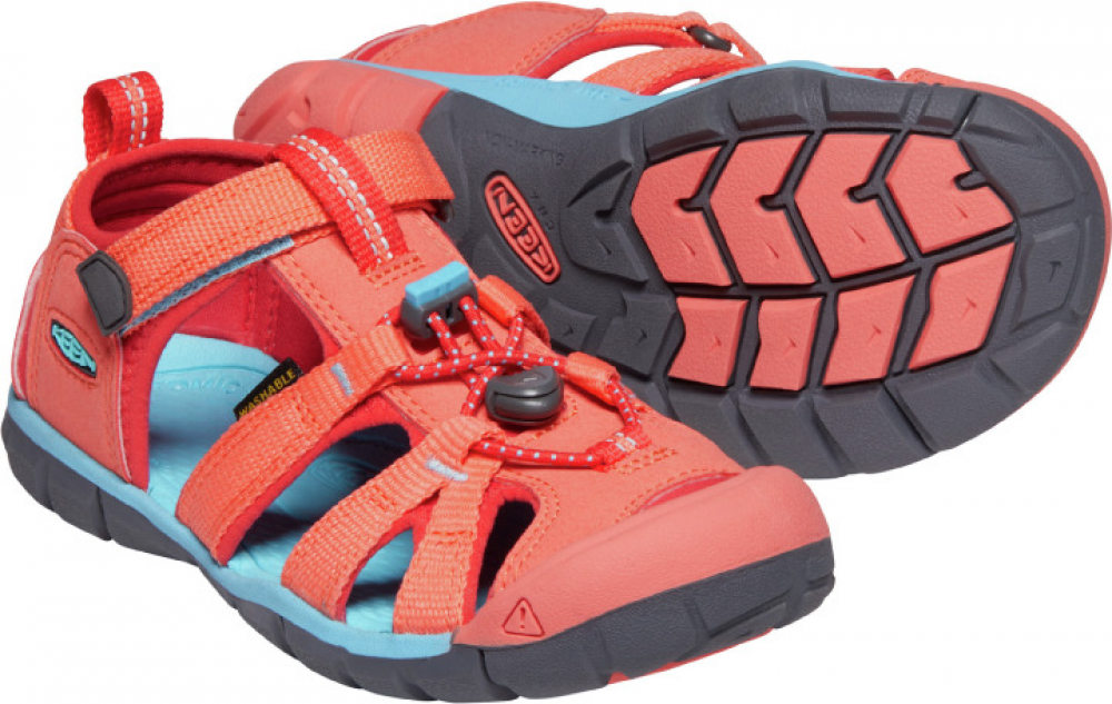 Keen Seacamp II CNX  Coral/Poppy Red_5