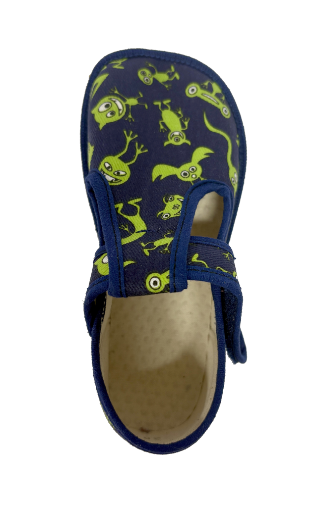 Beda barefoot papučky Monsters - širší_1