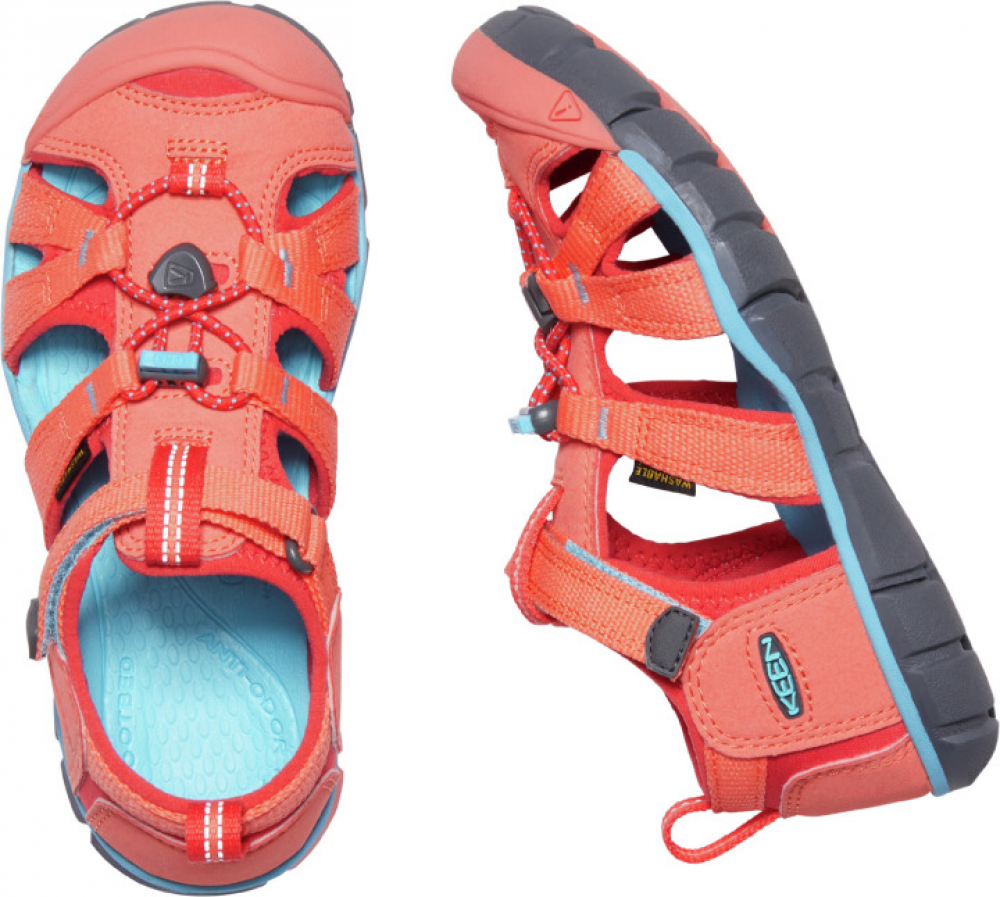 Keen Seacamp II CNX  Coral/Poppy Red_4