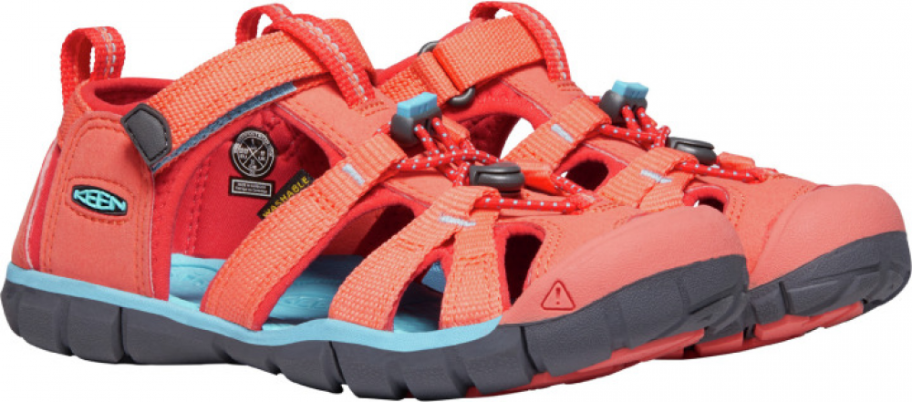 Keen Seacamp II CNX  Coral/Poppy Red_3