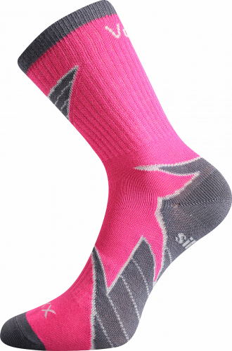 Voxx dětské sportovní ponožky Joskik tmavě růžová