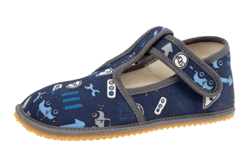 Beda barefoot papučky Cars - užší typ
