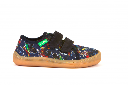 Froddo Barefoot plátěné tenisky Blue+