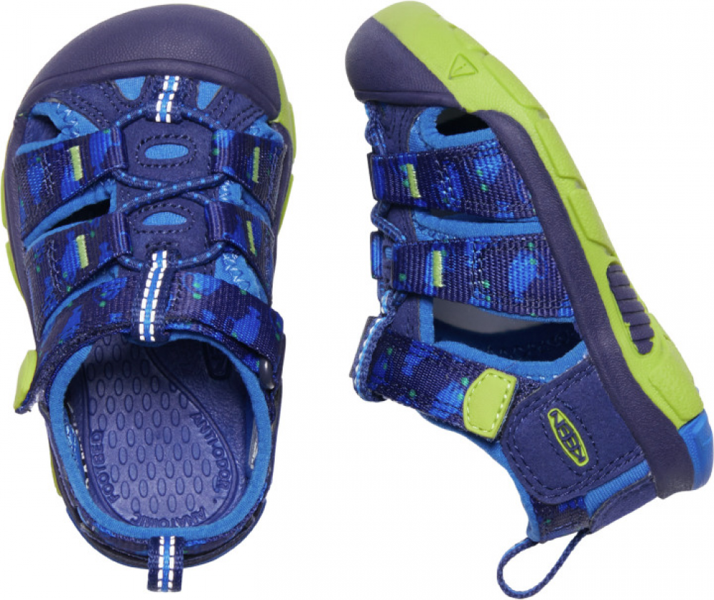 Keen Seacamp II CNX TOTS Blue Depths/Chartreuse_4