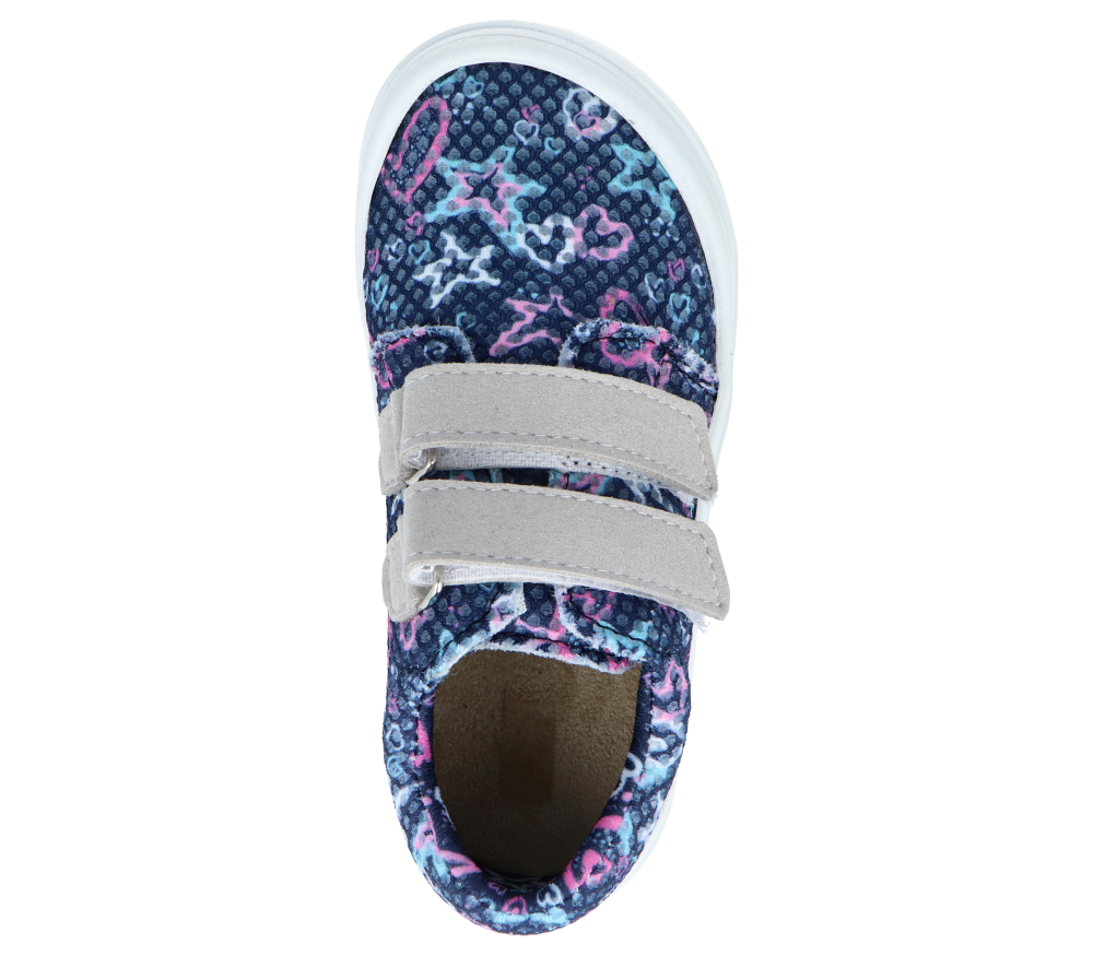 Jonap textilní tenisky B7 Modrá srdce_2