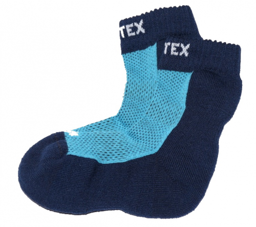 Surtex froté ponožky 70% merino - modré