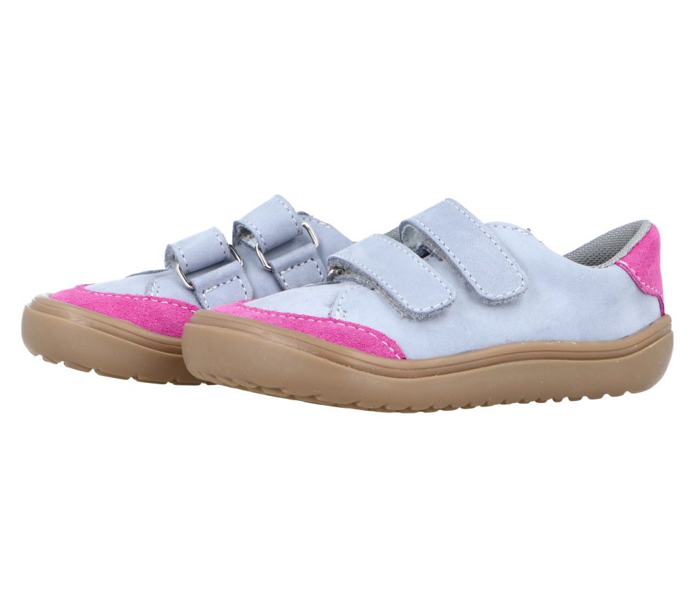 Jonap kožené tenisky Joy Kids šedo-růžová_1