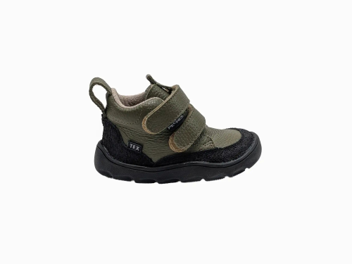 Pegres Barefoot SBF68 kotníkové celoročky olivová