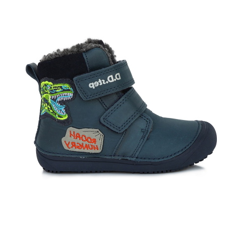 DDstep zimní Dark Grey Dino W063-968AM