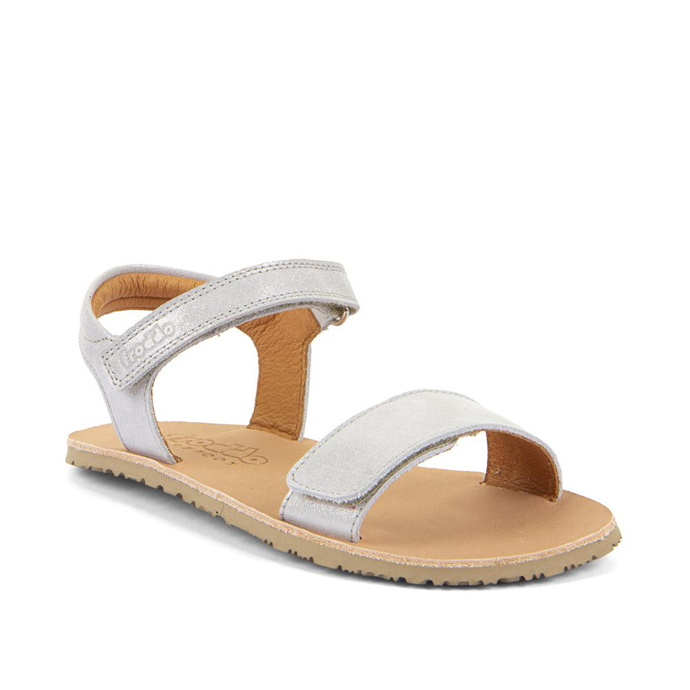 Froddo Barefoot páskové sandály Silver_1