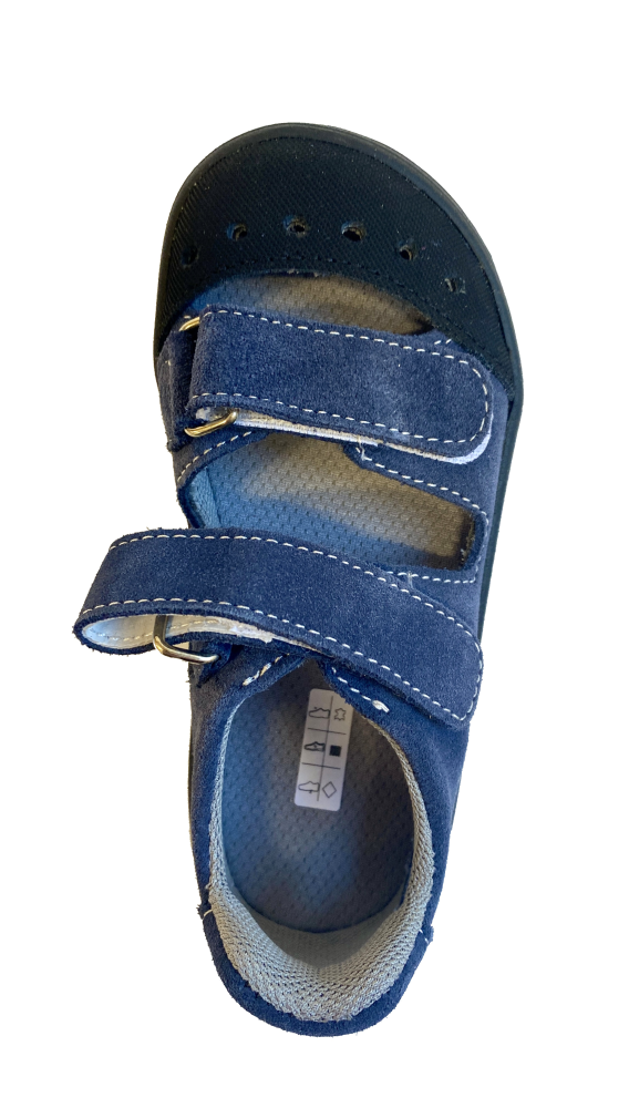 Jonap kožené sandály Fella modrá
