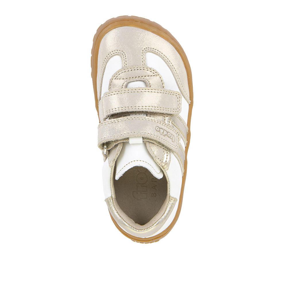 Froddo Barefoot kožené tenisky F-motion White/Gold_4