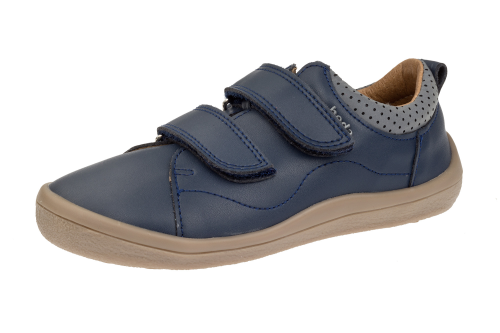 Beda barefoot kožené tenisky Playfull Navy