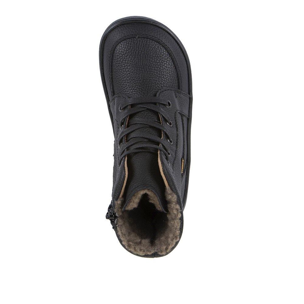 Froddo Barefoot zimní vyšší celokožené UP lace Black_5