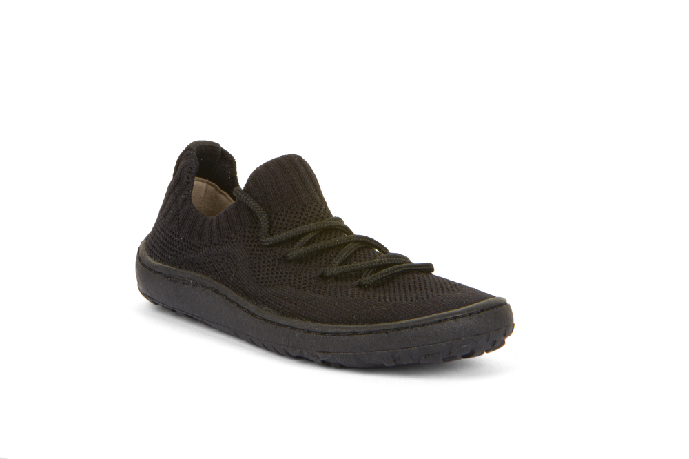 Froddo Barefoot pleteninové nazouvací tenisky Black_1