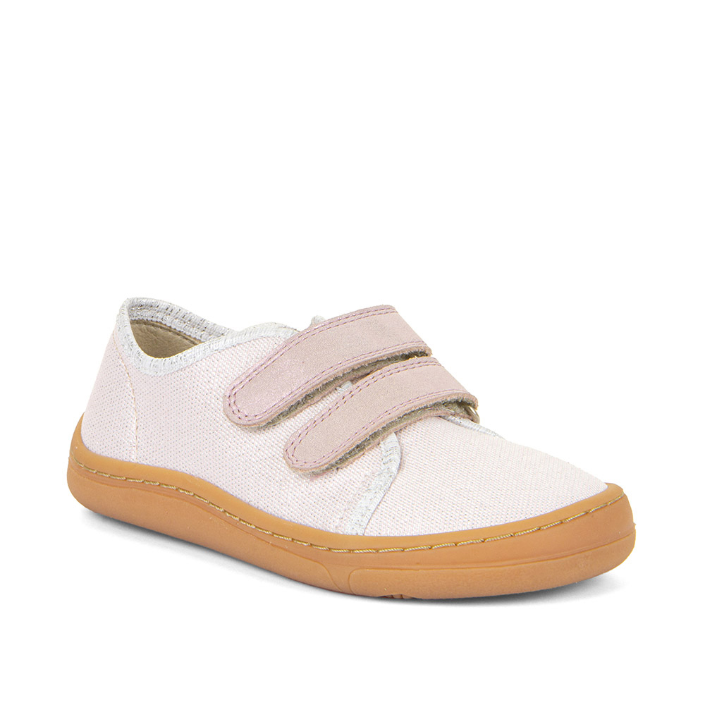 Froddo Barefoot plátěné tenisky Pink Shine