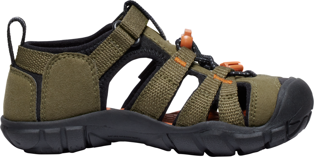Keen Seacamp II CNX Dark Olive/Gold Flame_1