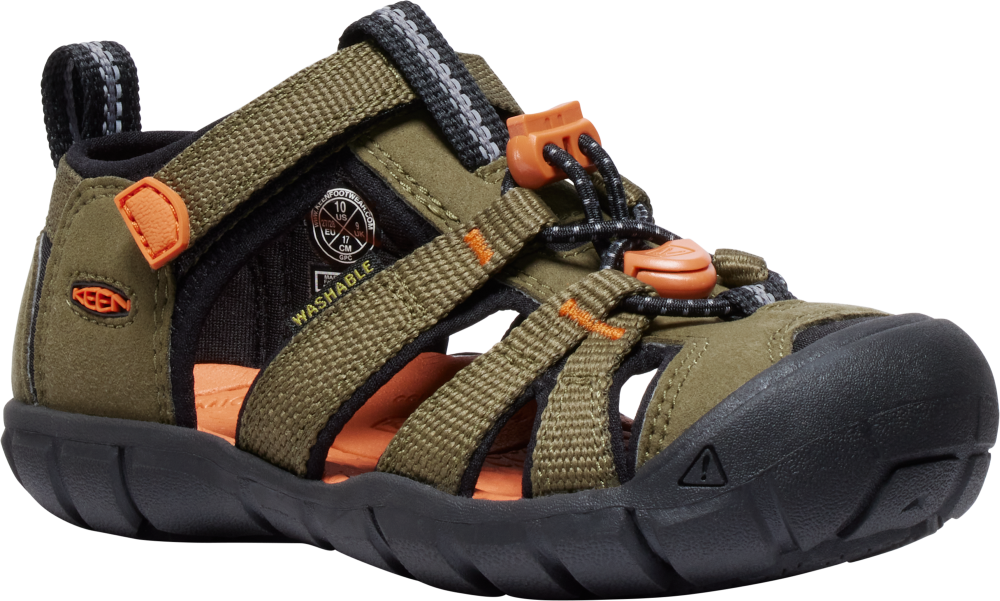 Keen Seacamp II CNX Dark Olive/Gold Flame_7