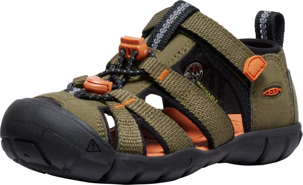 Keen Seacamp II CNX Dark Olive/Gold Flame_6