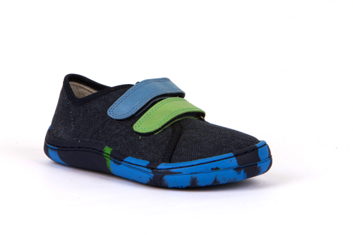 Froddo Barefoot plátěné tenisky Blue/Denim_7