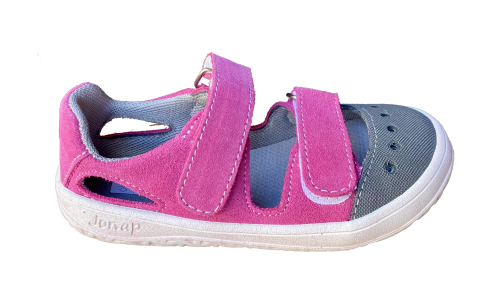 Jonap kožené sandály Fella růžová