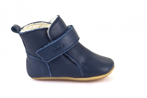 Froddo Prewalkers capáčky s kožíškem Dark Blue