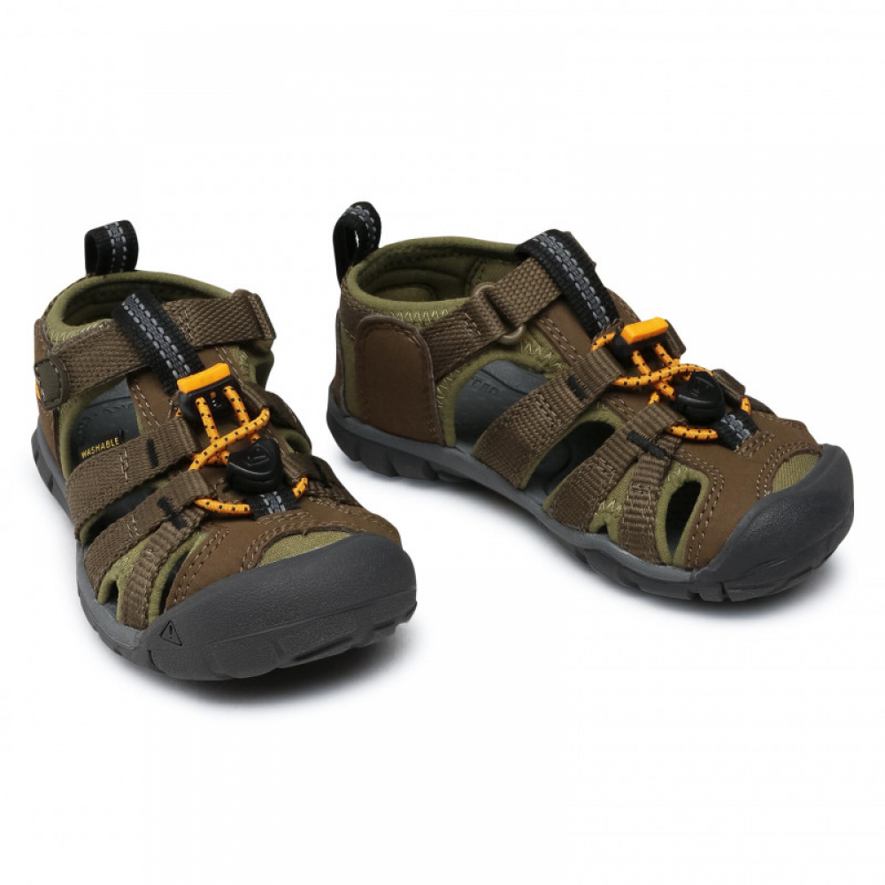 Keen Seacamp II CNX  Military Olive/Saffron_2