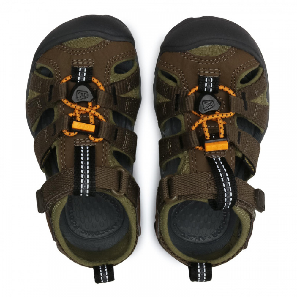 Keen Seacamp II CNX  Military Olive/Saffron_3