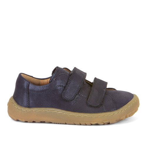 Froddo Barefoot kožené tenisky Blue+ třpytivé