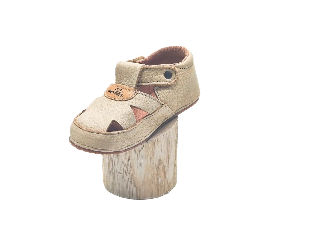 Pegres BF21 kožené sandály Béžová_2