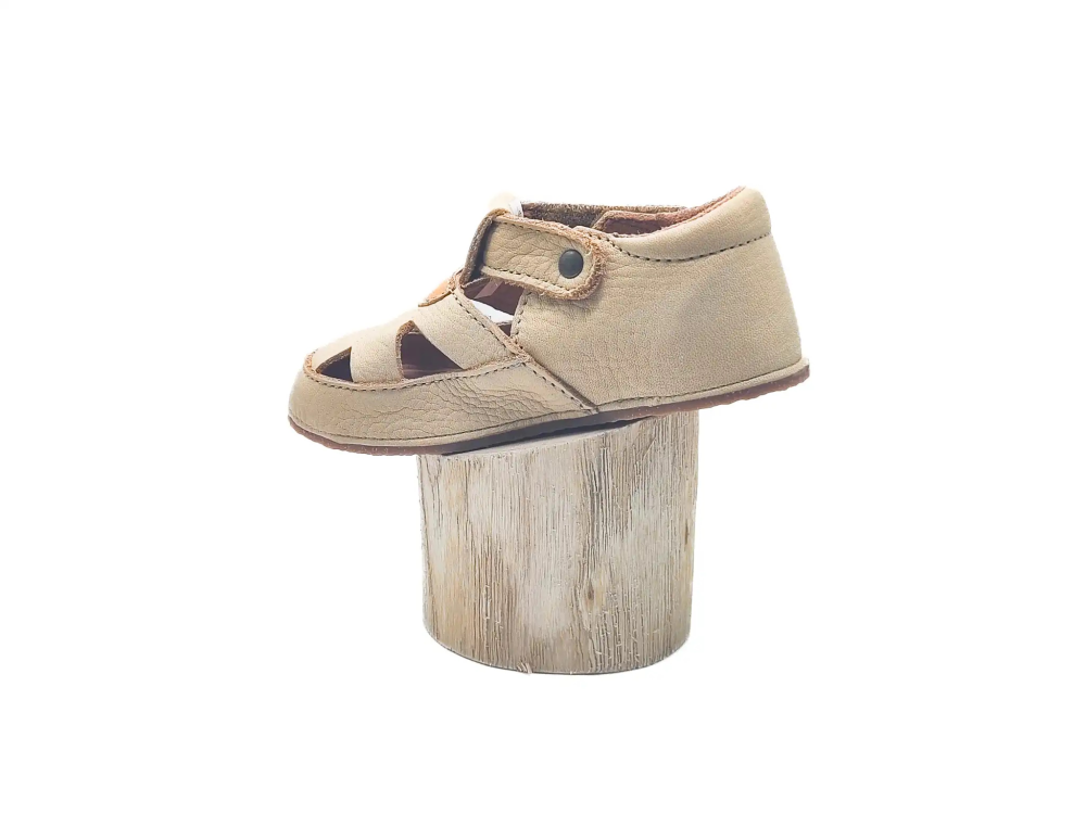 Pegres BF21 kožené sandály Béžová_4